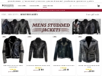 Mens Studded Jackets | Spikes and Stud Leather Jackets for Men s