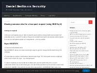 Daniel Berlin on Security   SAP Security   Authorizations, IT Audit… a