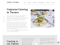 Corporate Catering in Toronto | Daniel et Daniel