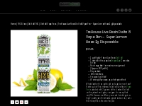 TreHouse Live Resin Delta 8 Vape Pen – Super Lemon Haze 2g Disposable 