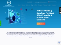 Article Writing Services for Best Informative Content for Your Brand
