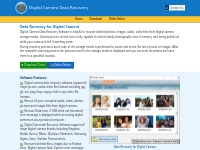 Digital Camera Data Recovery software retrieves photo images video del