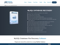 MySQL Database File Recovery Tool to Fix MySQL Corruption