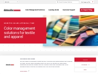 Color management solutions for textile and apparel | Datacolor