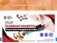 Trusted Cardiac Diabetic Pharma Franchise Company in India