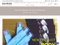 Davroe Body Volume Texture - Davroe | Natural | Vegan | Australian
