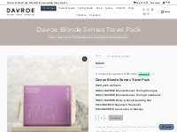 Davroe Blonde Senses Travel Pack | Official