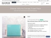 DAVROE Davroe Volume Senses Travel Pack - Davroe | Natural | Vegan | A