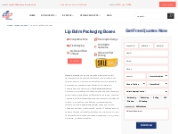 Custom Lip Balm Boxes-Lip Balm Packaging Boxes | Dawn Printing