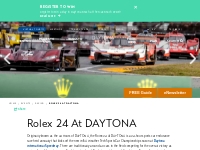 Rolex 24 Hours at Daytona | Daytona International Speedway