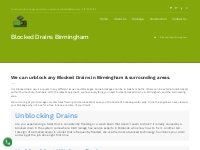 Blocked Drains Birmingham - DB Drainage