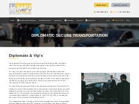 Diplomats & VIPs Secure Transportation Service