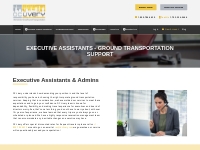 Executive Assistants and Admins | Managed Ground Transport