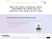 Deaf Umbrella Ltd - British Sign Language BSL Interpreter Services | d