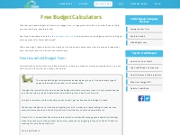 Free Budget Calculators to Repair your Credit | DebtSteps.com