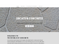 Concrete Contractor | Concrete Services in Decatur, GA