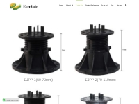 Adjustable plastic pedestal used for the decking or tiles | EverJade