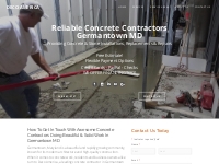 Germantown Concrete Contractors MD - DECO AMERICA
