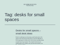 desks for small spaces   DIY Home Decor Tips