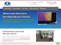 Water leak detection service Deerfield Beach | Drymasters Deerfield Be