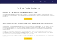 WordPress Development Service - Custom Theme Design | DelawareDigital