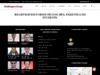 Registration form for Coaches, Parents, Students | Regd. with CTAINDIA