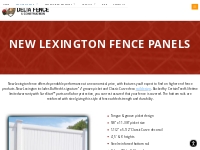New Lexington Fence - Delta Fence   Construction