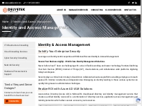 Identity and Access Management - Managed IT Services and Cloud Consult