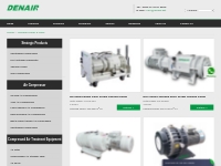 Products  /  Vacuum Pump & ORC - DENAIR Compressors