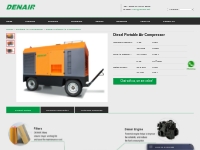 Diesel Portable Air Compressor | Diesel Driven Mobile Air Compressors 