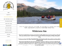 Wilderness Run - Denali Raft Adventures