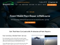 Mobile Car Paint Repairs Melbourne | Dent   Scratch Direct