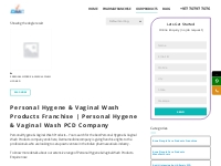 Personal Hygene   Vaginal Wash Products | Suppliers | Distributors | W
