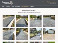 Examples of Driveway, Patio, and Block Paving projects