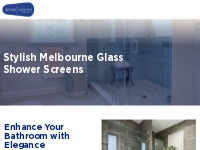 Shower Screens Melbourne - Frameless, Sliding | Design Inferno
