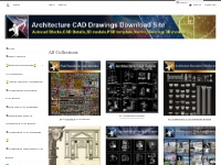 ??Architecture CAD Drawings?| CAD Blocks,Details,3D Models,PSD,Vector,