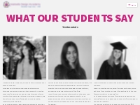 What Our Students Say - Marbella Design Academy