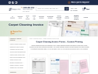 Carpet Cleaning Invoice Forms - Custom Printing | DesignsnPrint