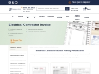 Electrical Contractor Invoice | Custom Electrical Invoice Forms | Desi