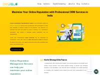 Online Reputation Management ORM Services in India   DEUGLO