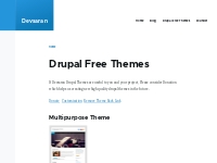Drupal Free Themes | Devsaran