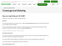 How can I get Dexcom G7 CGM? | Dexcom