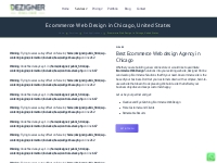 Ecommerce Web Design Chicago 🇺🇸 | Best Web Design Company United State