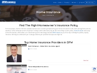 Home Insurance - DFW Homeowners Insurance Quotes