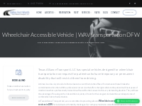 Wheelchair Accessible Vehicle for Disabled Travelers DFW