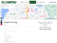 Contact DG Cleaning and Carpet Care