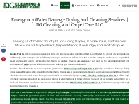 Naples FL Emergency Water Damage Drying and Cleaning