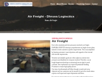 Air Freight - Dhruva Logisctics