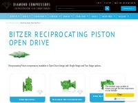 Bitzer Reciprocating Piston Open Drive - Diamond Compressors