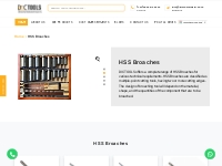 HSS Broaches | Broaching Tools Suppliers | DIC Tools